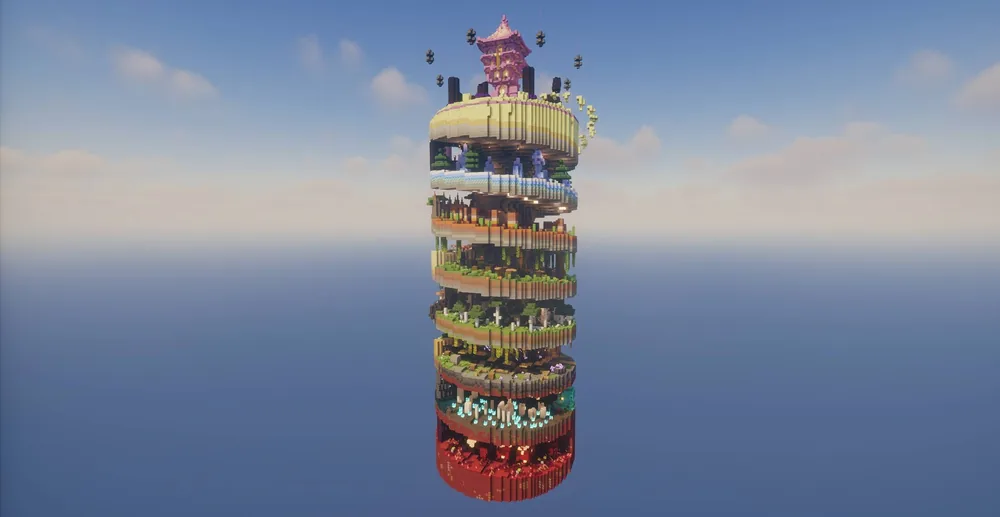 Spiral Parkour Challenge